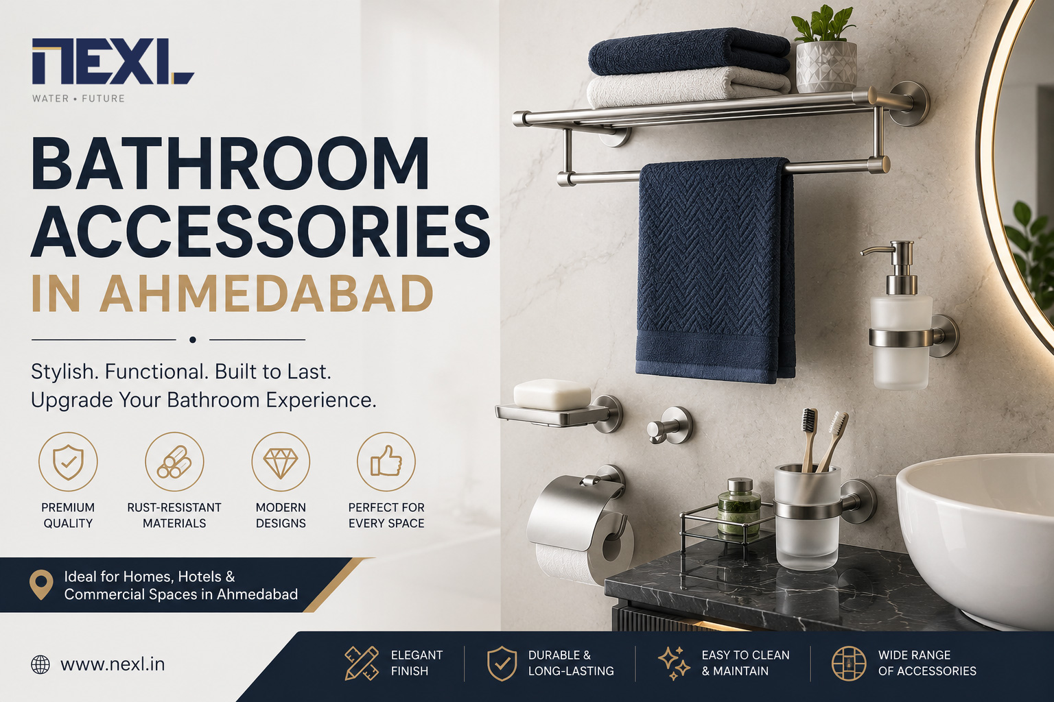 Bathroom Accessories in Ahmedabad