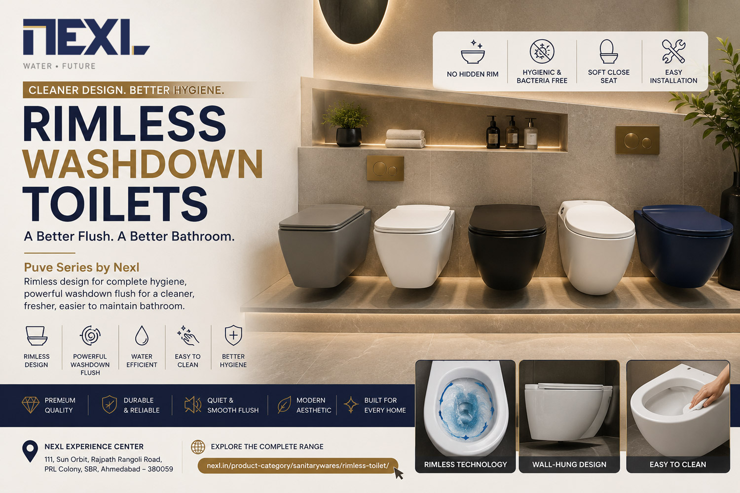 Rimless Washdown Toilet