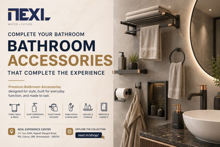 Bathroom Accessories Ahmedabad: The Complete Guide to Finishing Your Bathroom Right
