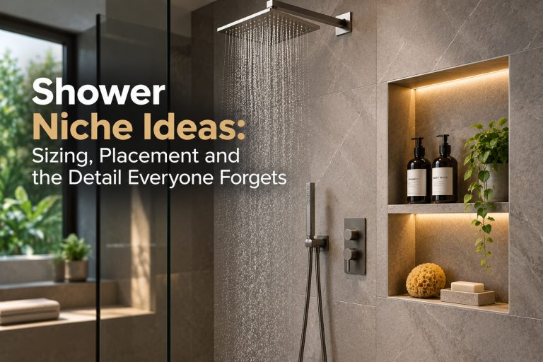 Shower Niche Ideas: Sizing, Placement and the Detail Everyone Forgets