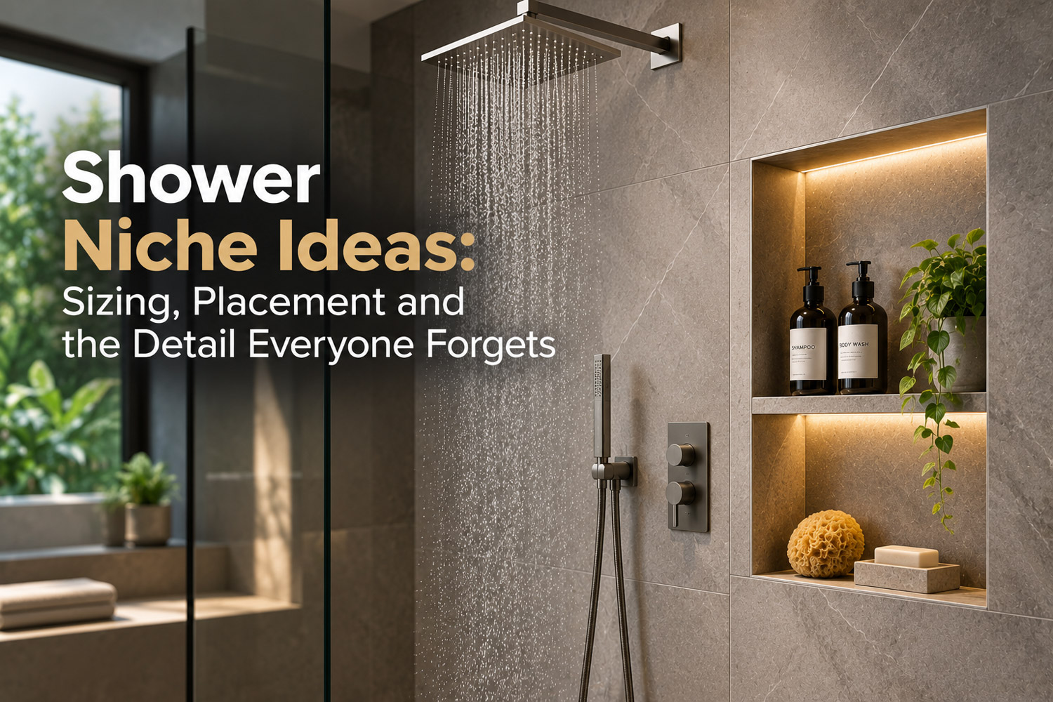 Shower Niche Ideas