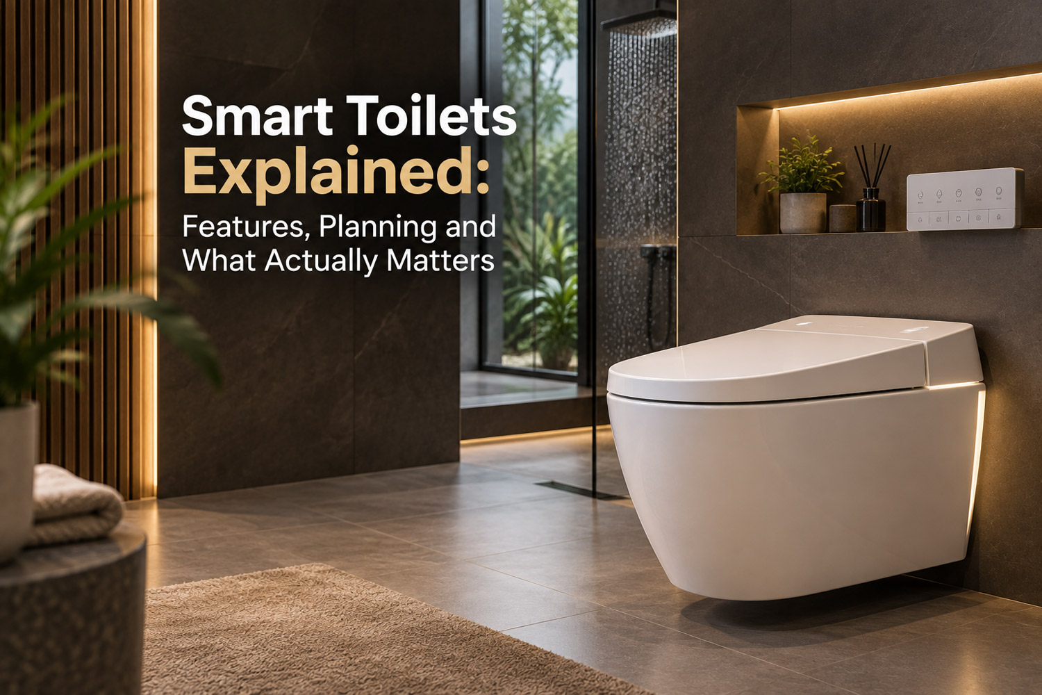 Smart toilet features explained