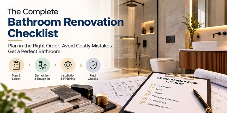 Bathroom Renovation Checklist: Every Decision, in the Right Order